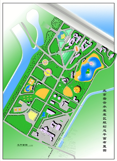 北京密云水庫總圖