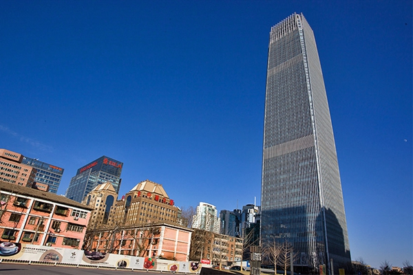 國(guó)貿(mào)三期塔冠工程