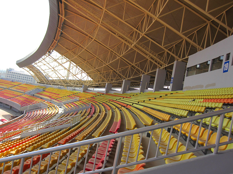 河北保定體育館看臺工程