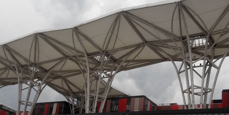 北京順義管桁架—膜結構工程