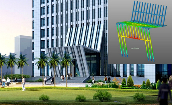 水利局大廈門頭設計