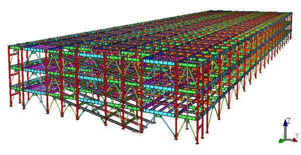 停車樓結構設計模型