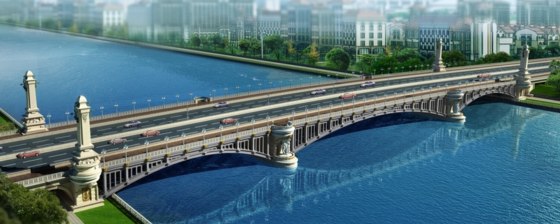 天津海河春意大橋工程