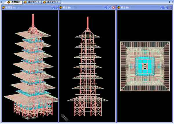 敕勒川寶塔模型